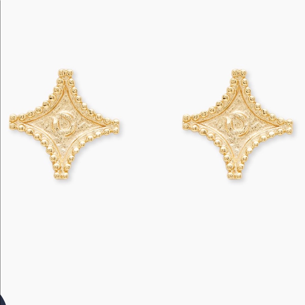 NWT Gorjana maya gold studs